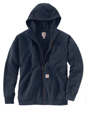Carhartt Dark Navy Full-Zip Hooded Sweatshirt